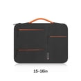 thumbnail image 4 of Qarigey Bolsa para portátil de 13/14/15 pulgadas, organizador Digital electrónico, funda a prueba de golpes, Estuche de transporte Bolsas de mensajero y de hombro Negro 15-16 pulgadas, 4 of 6