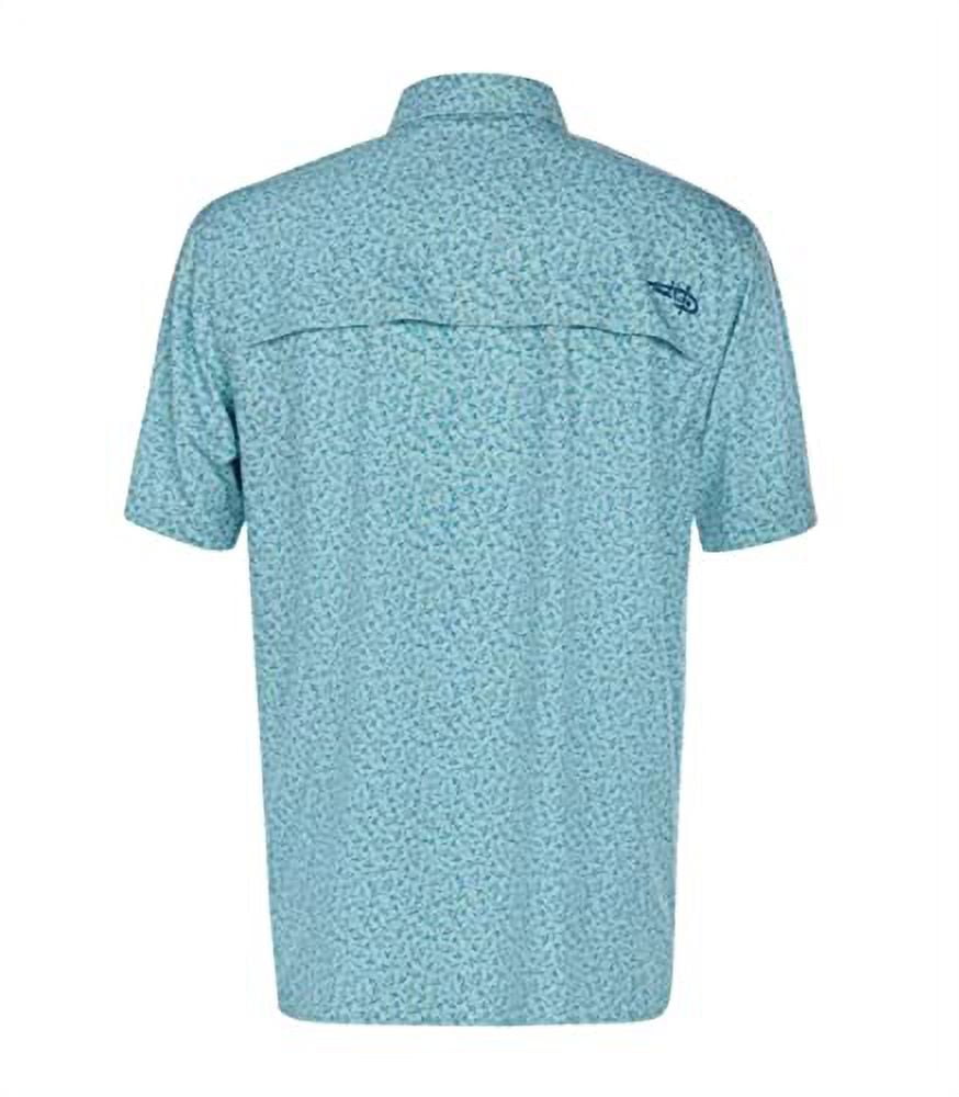 Gillz Men's SS Deep Sea Woven Shirt (as1, Alpha, x_l, Regular, Regular,  Light Blue) 