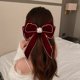 thumbnail image 2 of 1 pinzas para el pelo hechas a mano con lazo de terciopelo, diademas para mujeres y niñas, elegantes lazos para el pelo, accesorios para el pelo, juego de bandas para el pelo, regalos para m, 2 of 5
