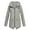 Grey, variant on Windbreaker Jacket Women 2025 Fall Outdoor Lightweight Windbreaker Zip Up Hooded Jackets with Pockets Outerwear