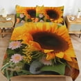 thumbnail image 2 of Oil Painting of Sunflowers Bedding Set with Zipper Closure for Girls & Boys, 2 of 6