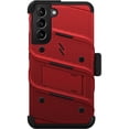 thumbnail image 4 of Funda para Galaxy S22 Plus Zizo Bolt + Mica Uso Rudo Rojo Zizo Bolt/Rojo-Negro, 4 of 4