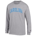 thumbnail image 2 of Men's Champion  Heather Gray North Carolina Tar Heels Basic Arch Long Sleeve T-Shirt, 2 of 3