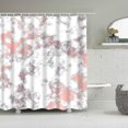 thumbnail image 5 of Marble Pattern Geometric Printed Waterproof Bath Shower Curtains Compatible Bathroom, 5 of 5