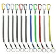 thumbnail image 2 of huanledash Anti-lost Rope Retractable with Keyring Carabiner Theftproof Coiled Spring Fishing Pliers Anti-lost Safety Lanyard Outdoor Accessories, 2 of 8