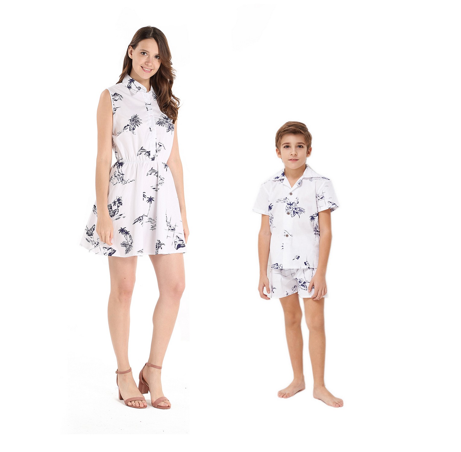 mother and son hawaiian outfit