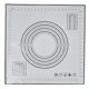 thumbnail image 1 of Silicone Pastry Mat 60 X 60cm/23.6 X 23.6in Fondant Mat with Measurement for Rolling Dough BakingBlack, 1 of 4