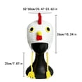 thumbnail image 3 of Ysmooiuy 3D Chicken Hat Knitted Turkey Hat for Thanksgiving Festival Comfortable Warm Cotton Hat Holiday Accessory for Everyone, 3 of 9