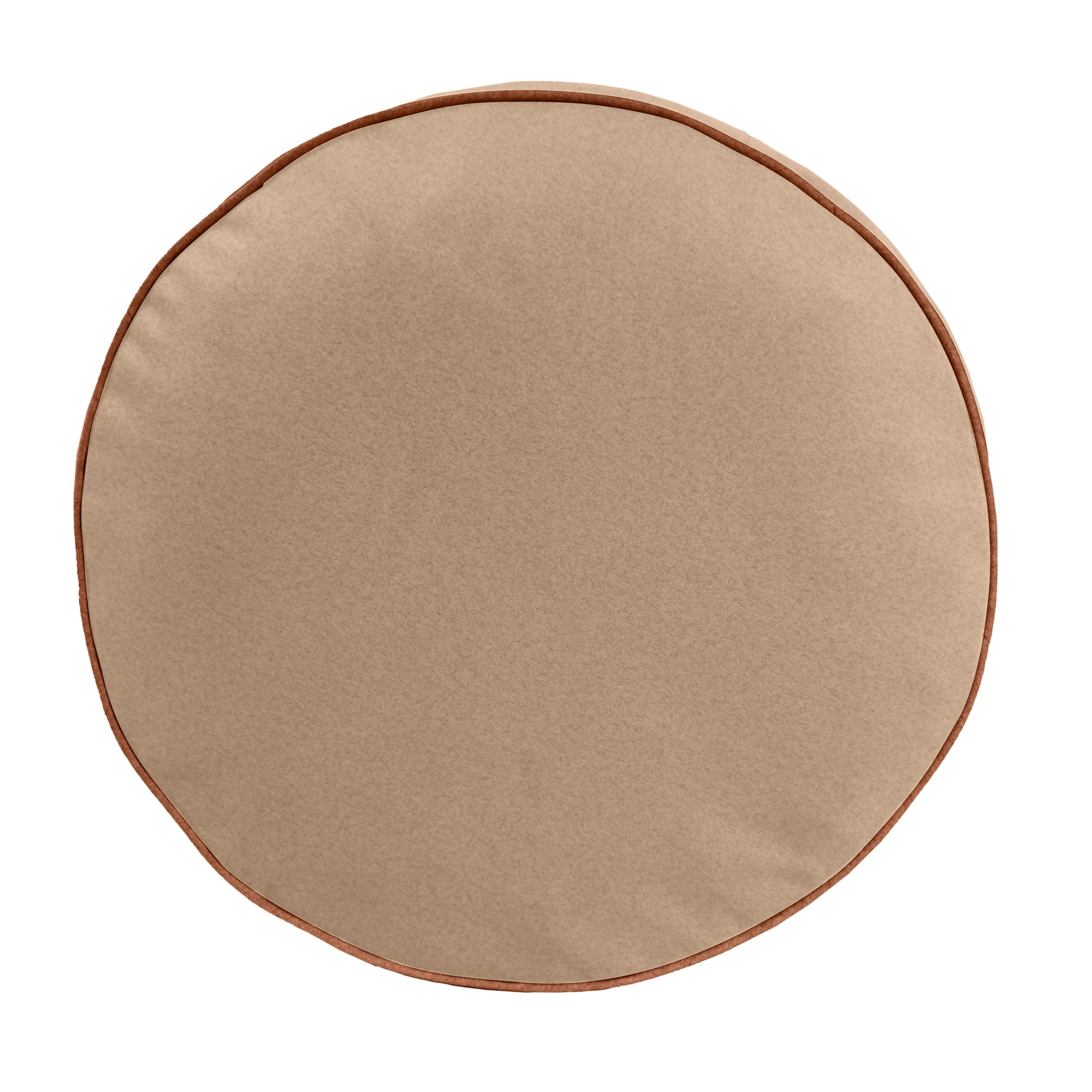 Qiviut Camel Tall Pouf