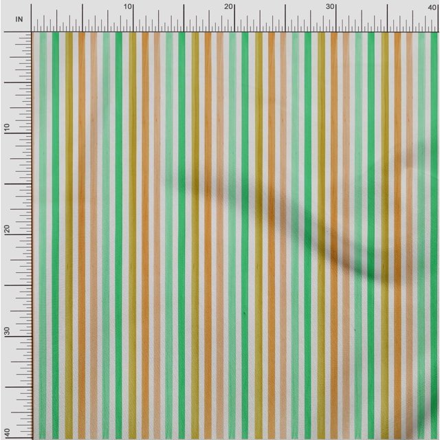 oneOone Polyester Lycra Fabric Stripe Panel Print Fabric BTY 56 Inch Wide
