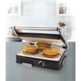 thumbnail image 1 of Oster DuraCeramic Panini Maker & Grill, White, 1 of 4