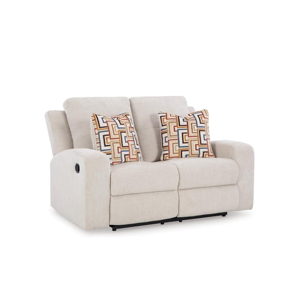 Signature Design by Ashley Danum Beige Reclining Loveseat