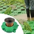 thumbnail image 3 of 33cm Artificial Floating Island Planter Basket, Pond Plants Hydroponics Aquaponics River Management Green, 3 of 12