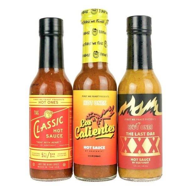 Hot Ones Trio Pack New Hot Ones Hot Sauce
