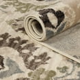 thumbnail image 4 of BNM Vintage Floral Damask Indoor Area Rug, 4' x 6', Beige-Brown, 4 of 6