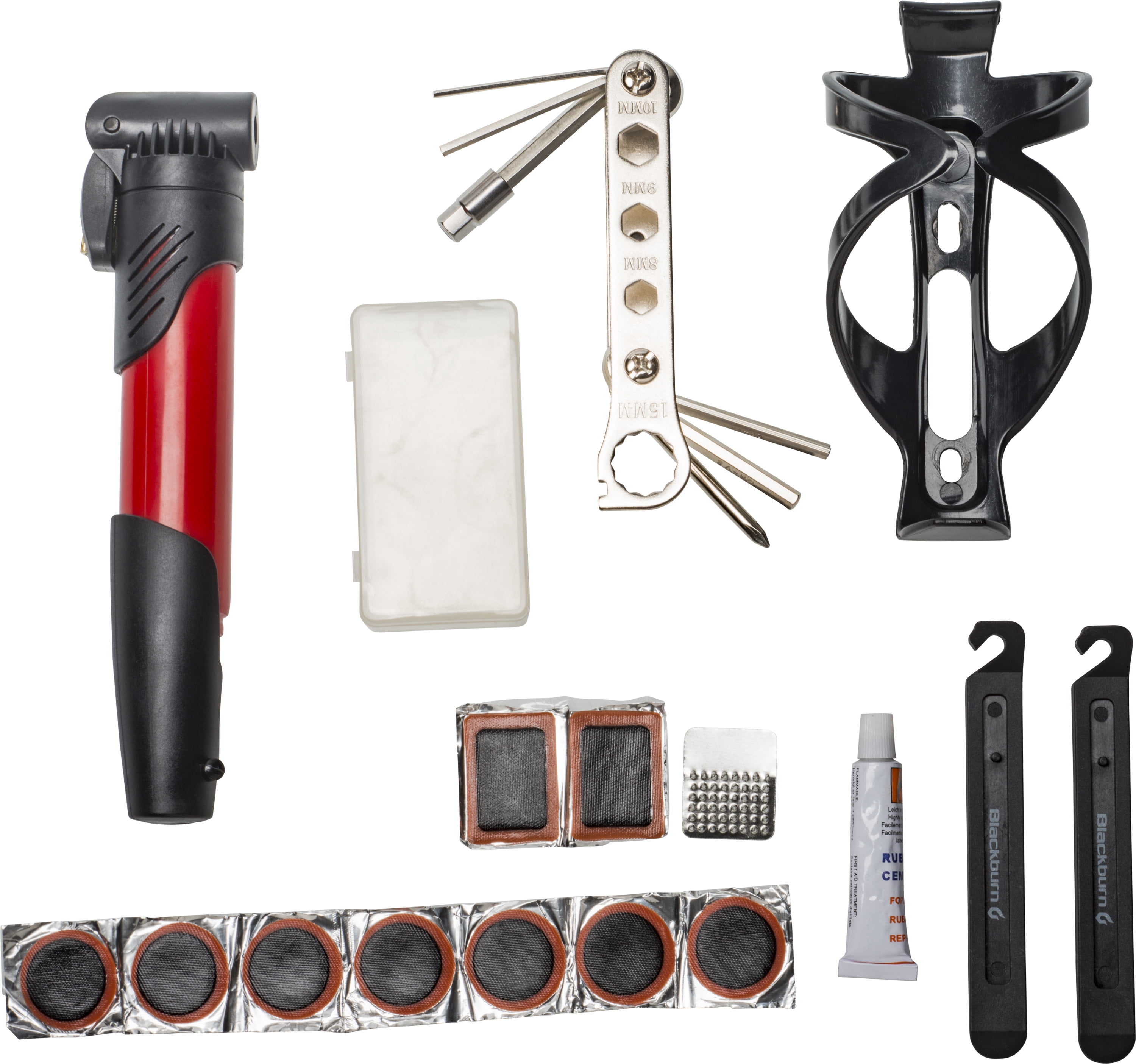 Blackburn Bike Frame Repair Tool Kit with Bottle and Cage