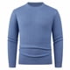 thumbnail image 4 of Kalauyu Men's Pullover Sweater Crewneck Cable Knit Long Sleeve Sweater Classic Soft Knitted Sweaters with Ribbing Edge, 4 of 7