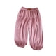 thumbnail image 1 of Odeerbi 2-14 Años Niños Niñas Ice Silk Bloomers Verano Pantalones Jogger Primavera Color Sólido Casual Pantalones Largo Completo Pantalones Haren, 1 of 5