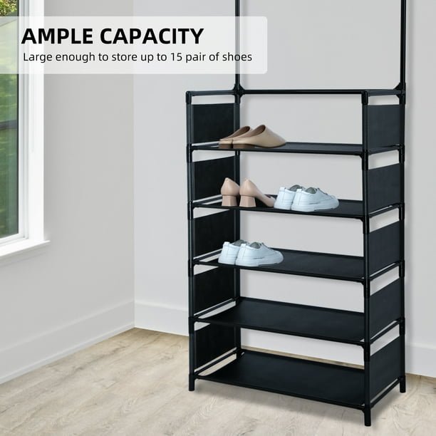 Armoire à Chaussures Blanche Étroit Moderne avec Portes pour Couloir & Entrée | Homary
