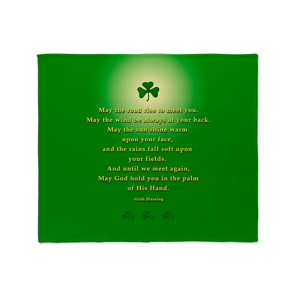 CafePress - Irish Blessing 21 Throw Blanket - Soft Fleece Throw Blanket, 50"x60" for All Ages