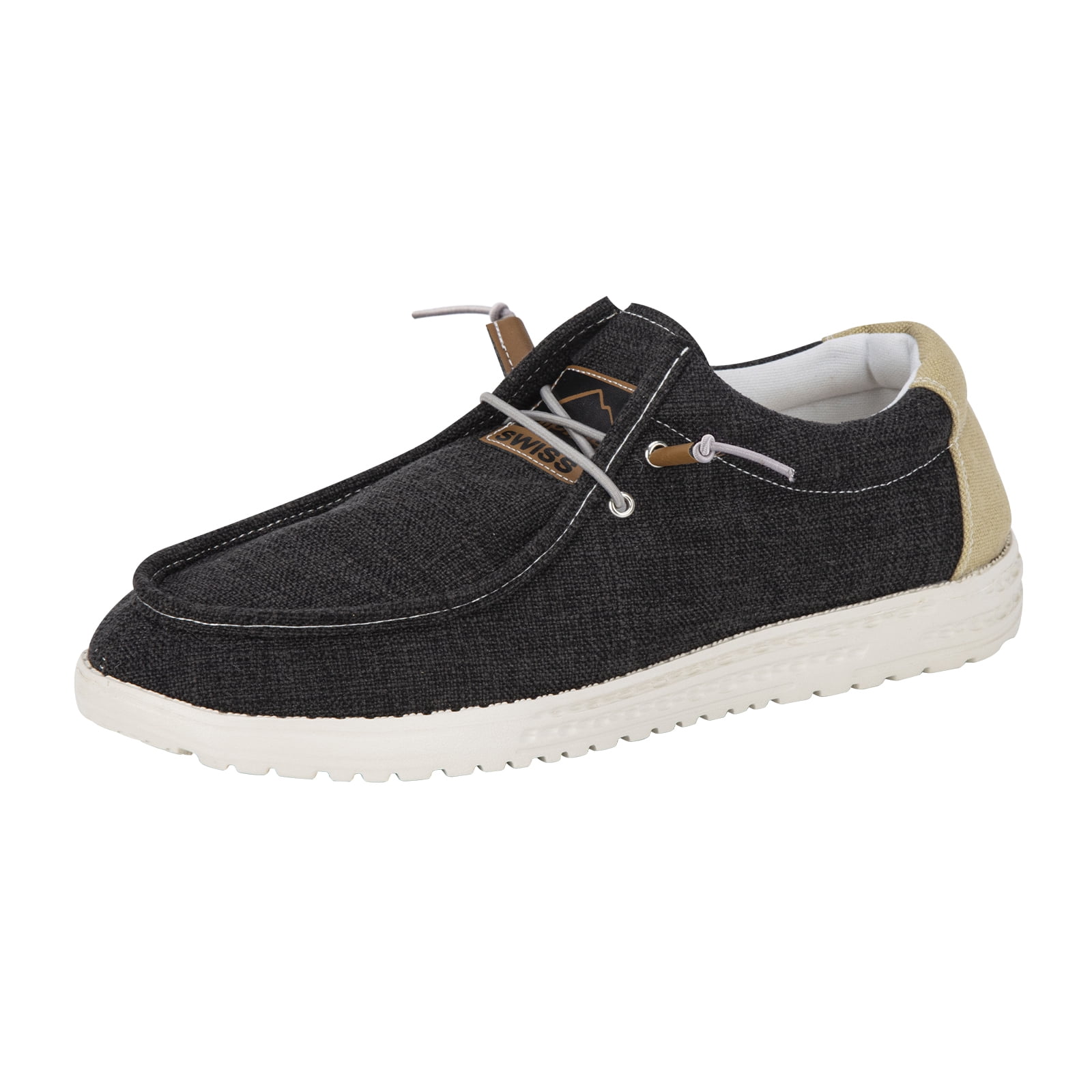 Alpine Swiss Flynn Mens Boat Shoes Casual Slip On Moccasin Loafers ...