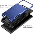 thumbnail image 3 of for Galaxy S22 Ultra Case Wallet Credit Card Holder 4-Card Slot Hidden Back Pocket Dual Layer Hybrid Rugged Rubber Bumper Protective Hard Shell Cover for Samsung Galaxy S22 Ultra 6.8" Navy, 3 of 14