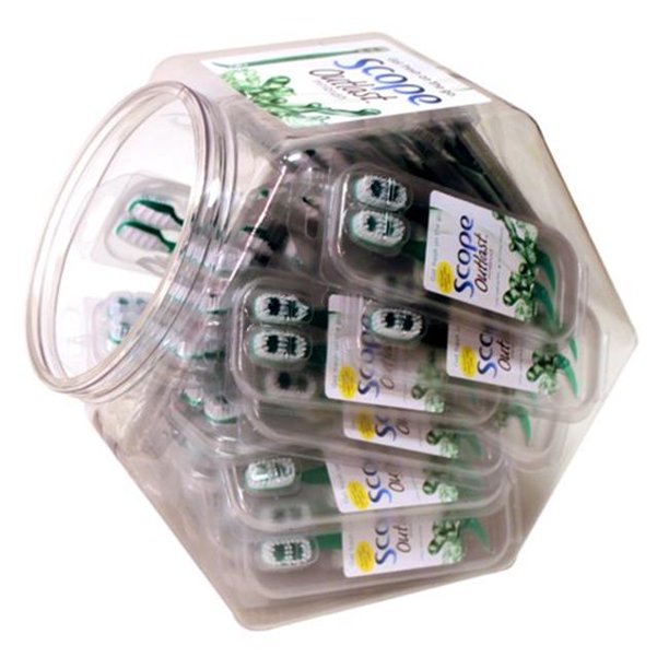 OraLabs Scope Mini Brush 2 Pack Fishbowl Pack of 36