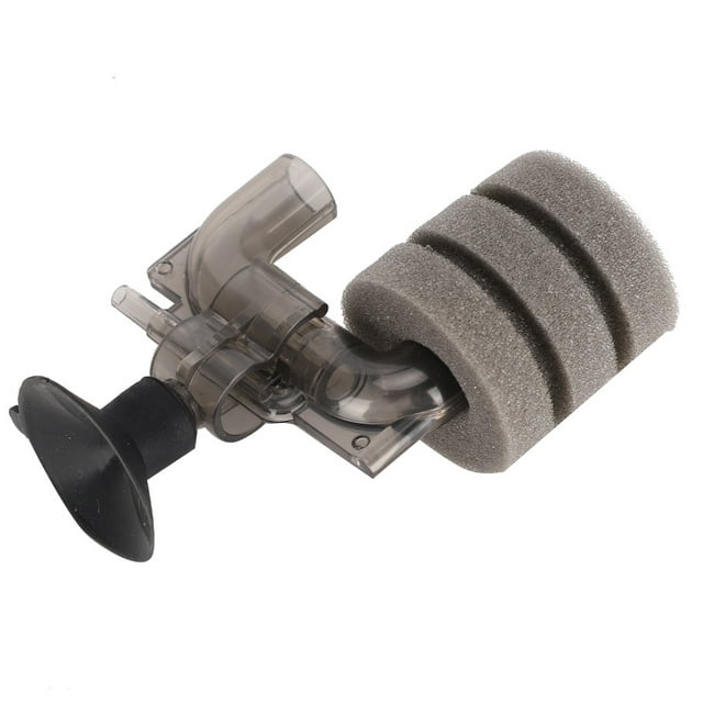 Spptty Mini Filter,Plastic Sponge Gray Aquarium Mini Increasing Oxygen Pneumatic Filter Fish Tanks Oxygenation Filtration Equipment,Filter