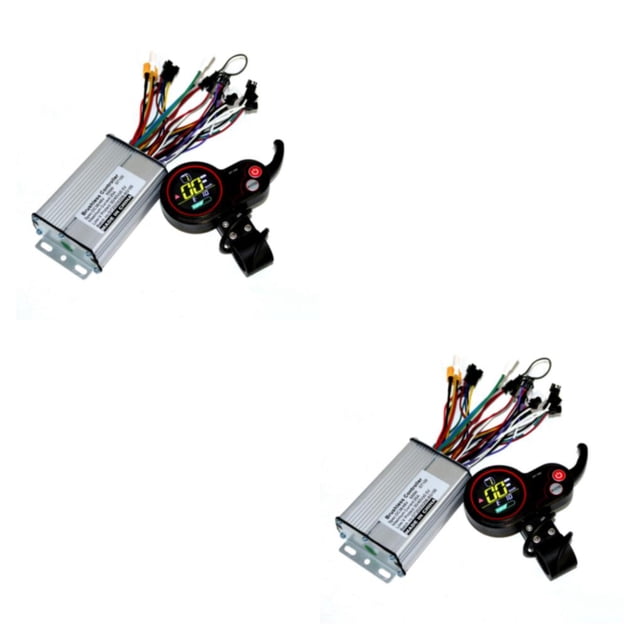 Greeniant Kit de controlador de scooter eléctrico con pantalla LCD - Operación de muy bajo ruido equipada con conector PAS Type2 NO2