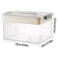 thumbnail image 3 of Qaailabf Large Capacity Multi-Layer Medicine Storage Box, Transparent Household Organizer, Portable Medical Supply Container, Family-Friendly Pill Case with Multiple Compartments, 3 of 7