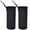 Black, variant on 18.6oz Portable Water Bottle Sleeve Neoprene Water Bottle Cover Drink Bottle Sleeve Glass Bottle Protector for Travel Outdoor Activities, 550ML, Set of 2