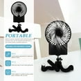 thumbnail image 3 of YSNOOWE Ventilador Pequeño Negro Ajustable Para Uso Exterior Compatible Con Cochecitos Y, 3 of 6