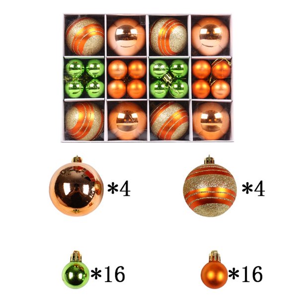 40Pcs Christmas Balls Ornaments for Xmas Christmas Tree Shatterproof