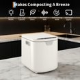thumbnail image 4 of EDTara Odorless Electric Compost Bin, 3.5 Liter Countertop Food Waste Composter with LED Display and Smart Features, 4 of 7