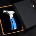 thumbnail image 7 of Taicans Adjustable Blue Flame Torch Lighter - Windproof Design,4 Flame Settings,Sturdy Metal Construction (5.9x4.1x1.6in) for Cigar,Candle,Outdoor,Camping & BBQ, 7 of 7