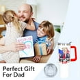 thumbnail image 6 of Best Dad Ever Gifts for Dad 40 OZ Tumbler Cup Fathers Day Birthday Christmas Gifts Best Dad Ever Coffee Mug with Handle, 6 of 6