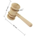 thumbnail image 3 of Lishi Marteau en Bois Forme USB 2.0 Flash 16 Go, Marteau, 3 of 7