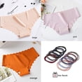thumbnail image 1 of 3 unids/set Bragas sin costuras para mujer, ropa interior de seda deslizante, calzoncillos femeninos, Bragas de satén con volantes para mujer, Bragas suaves para niña Tan Jianjun unisex, 1 of 2