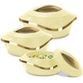 thumbnail image 1 of Casserole Set for kitchen Item Casserole Gift Inner Stainless Steel Casserole Steel Hot Box Insulated Casserole Grade Hot & Cold Hot Box for Serve Chapatti, Curry, Dishes, Keeps Food hot & Fresh Roti, 1 of 1