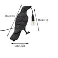 thumbnail image 6 of Taicans Desk Lamp,Crow Lamp,Raven Table Lamp with Bulb,Bird Desk Lamps,Gothic Home Decor Crow Light,Raven Lamp for Bedside Bedroom Living Room Decor, 6 of 6