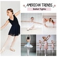 thumbnail image 5 of American Trends Ultra-Soft Ballet Dance Tights for Kids Super Elasticity School Uniform Tights for Girls Soft Athletic Leggings Infant Pink S, 5 of 6