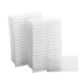 70PC 8X4.2cm Clear Plastic Label Holders for Wire Shelf Retail Price