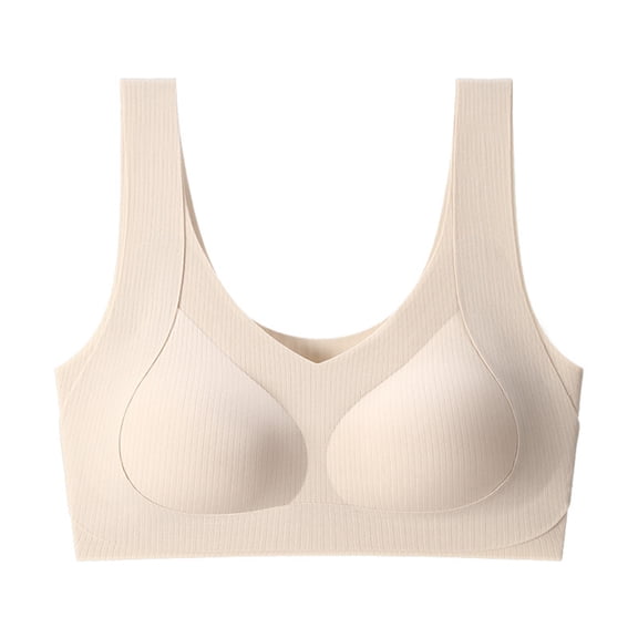 Bras for Women Wireless Seamless Bralettes Everyday Tshirt Bras U Shaped Wirefree Bra Wide Strap Sleeping Bra