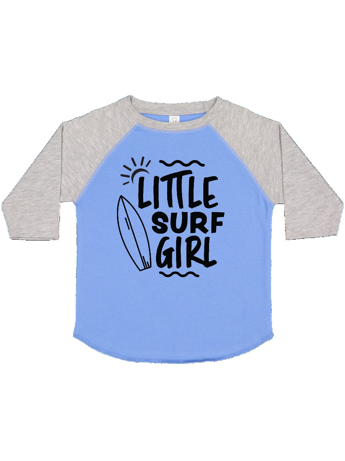 inktastic Little Surf Girl with Surfboard Toddler T-Shirt