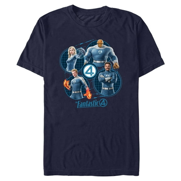 Mens The Fantastic Four: First Steps Family Team T Shirt