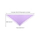 thumbnail image 3 of Chales y envolturas INSPIRE CHIC para vestidos de noche, bufandas triangulares de encaje con flecos para fiestas formales de boda 70.9"x27.6" púrpura claro, 3 of 5