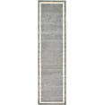 thumbnail image 1 of Unique Loom Del Mar Collection Contemporary Transitional Runner Rug, 2' 7" x 10', Gray/Ivory, 1 of 10