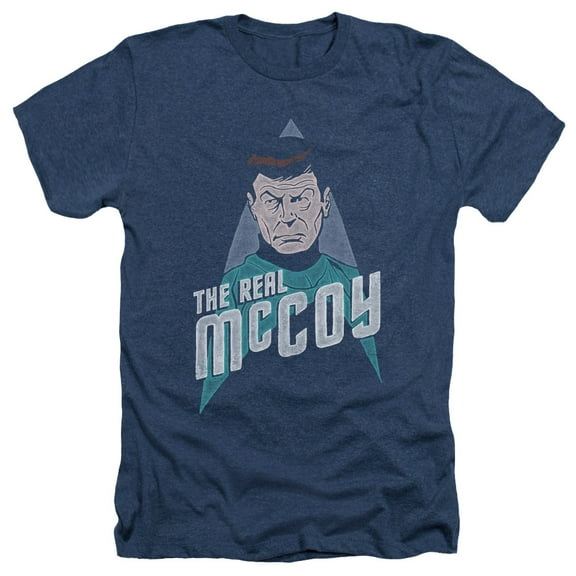 Star Trek - The Real Mccoy - Heather Short Sleeve Shirt - Large