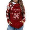 thumbnail image 1 of Camisas informales de manga larga para mujer, blusas con capucha y estampado navideño Fridja  fhghd4649, 1 of 6