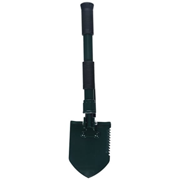AJ Tools Foldable Shovel for Hiking / Metal Detecting - 16" Unfolded, 6" Folded